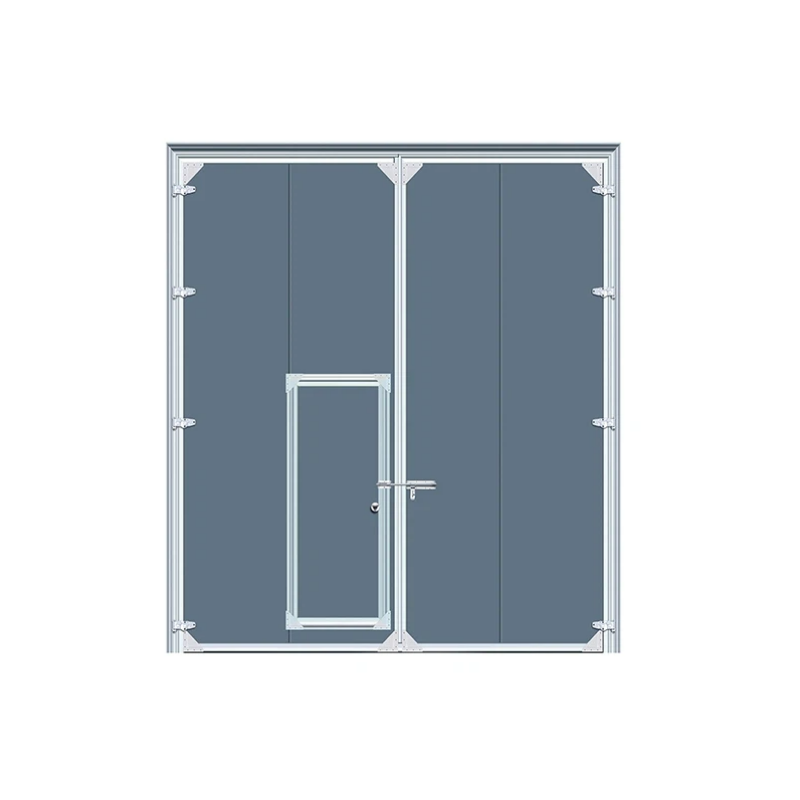 Thermal-Insulated Cold Room Safety Swing Door Porte battante de sécurité pour chambre froide à isolation thermique